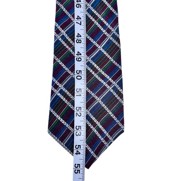 MISSONI Vintage DEADSTOCK 55" Multi Color Silk Made in Italy - Picture 3 of 7